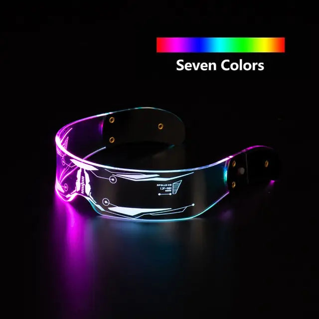 Luminous LED Glasses for Festive Brilliance