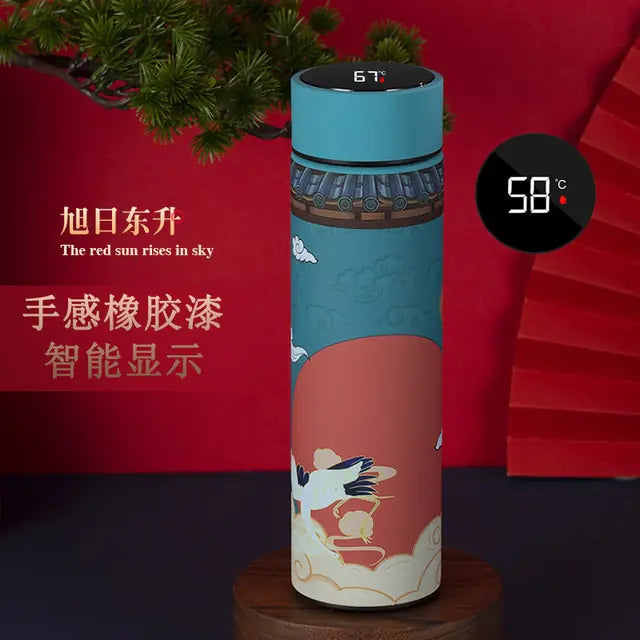 Temperature Display Thermos Bottle