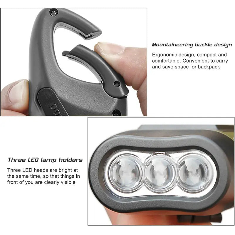 Powered Rechargeable Flashlight