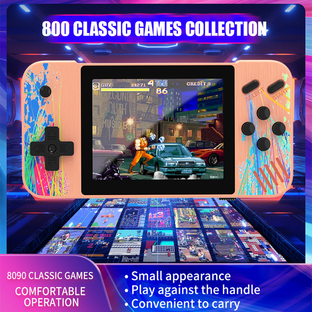 G3 Handheld Video Game Console Built-in 800 Classic Games- USB Charging_15